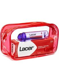 Lacer, Zahnpasta, Zahnsteinentferner + Zungenreiniger + Reiseborsten (50 ml)