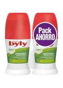 Byly, Deo, Organic Extra Fresh Deo Roll-On Lote 2 pz (Roll-on, 50 ml)