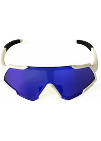 Brown Labrador, Unisex, Sportbrille, Fx Race Blue White (Weiss, Black, Blau), Schwarz, Weiss