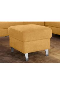 Sit & More sit&more, Hocker &raquo;Arngast&laquo;, senf, Luxus-Microfaser ALTARA NUBUCK (100% Polyester);Struktur (100% Polyester);Flachgewebe (90% Polyester; 10% Polyamid),