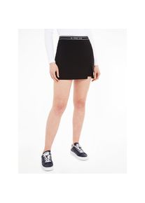 Tommy Jeans , Bleistiftrock »TJW LOGO WB SKORT«, Webrock mit Markenlabel , Black , M (38) , M (38) , Mini Rock von Tommy Jeans