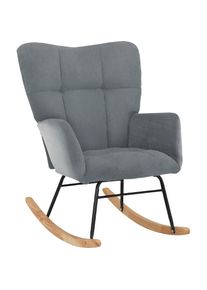 Inosign , Schaukelsessel »Anika, Ohrensessel Wohnzimmer mit Funktion, «, (1 St.), Sitz und Rücken gepolstert, Beine aus Metall und Holz, Sitzhöhe...