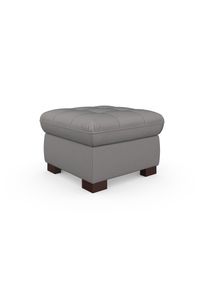 Sit & More sit&more , Hocker »Luxor«, auch erhältlich in dem besonders leicht mit Wasser zu reinigen , grau