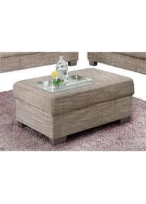 DOMO collection , Hocker »Amando« , braun/beige
