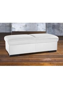 exxpo - sofa fashion , Hocker »Salerno Bankhocker, bequem und komfortabel« , weiß
