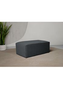 Inosign , Polsterhocker »Clayton«, in einem trendigen Cord-Bezug , grey