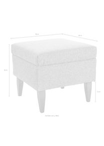 Inosign , Hocker »Asino« , grau