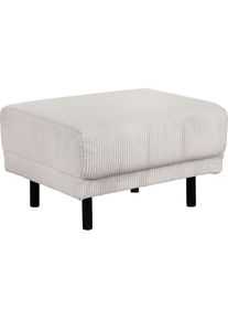 Inosign , Polsterhocker »AGNIA B/T/H: 70/64/43 cm«, passend zur Serie, auch in Cord und Bouclé , creme