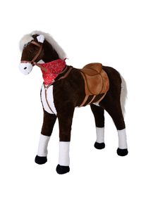 KNORRTOYS , Stehpferd »Winnie«, mit Sattel, Zaumzeug und Halstuch , braun