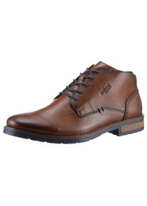 Rieker , Schnürstiefelette, Business-Stiefelette, Schnürboots mit weicher Innensohle , braun-dunkelblau , 44 , 44 , Schnürstiefelette im...
