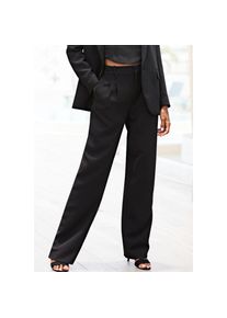 Lascana , Anzughose, im Business-Look, elegante Stoffhose mit Taschen und Bundfalten , schwarz , N-Gr , 38 -N-Gr , 38 , Damenhose mit Bundfalten