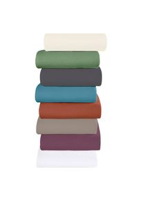 Dormisette , Spannbettlaken , sesam , 100% Baumwolle , B/L: 120 cm x 200 cm