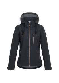 DEPROC Active , Softshelljacke »ankerglutfreude WMN«, mit abnehmbarer Kapuze , schwarz , 34 (XS) , 34 (XS) , Hoher Tragekomfort durch aktiven...
