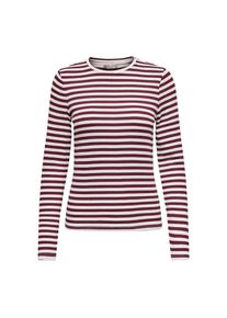 Only , Langarmshirt »ONLMAI STRIPE L/S TOP JRS NOOS« , Port Royale Stripes:WHITE , XS (34) , XS (34) , Shirt von Only