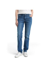 Tom Tailor, Damen, Straight-Jeans &raquo;LIVA&laquo; im Five-Pocket Style, clean mid stone blue denim, L&auml;nge 32, 29 -L&auml;nge 32, clean mid stone blue denim, Skinny-