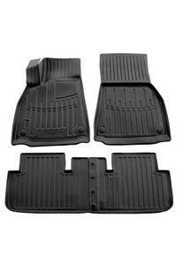 Boni-Shop® 3D automatten voor TESLA Model S Plaid (2021-...), precies passend, antislip
