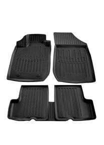 Boni-Shop® Rubbermatten auto, Renault Logan I MCV (2006-2012), 3D, perfect passend, met hoge rand