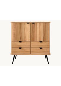 Highboard "Ondas" | Variant 01 | Kernhout beuk | Dressoirs & Highboards | allnatura