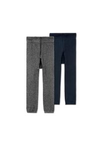 Tchibo - 2 gyerek kötött leggings - uniszex - méret 158/164 - kék