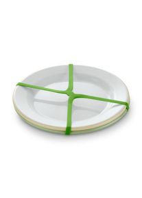 Tchibo - 2 zománcozott pikniktányér szettben - fehér