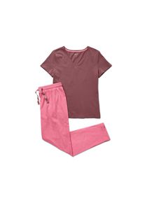 Tchibo - Női pizsama - nő - méret XL 48/50 - rózsaszín/mintás