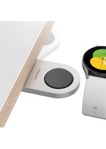 SMART THINGS WatchBase Charger für Apple Watch, Smartwatch Zubehör, Silber
