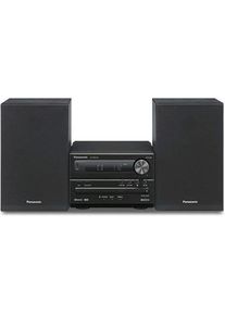 Panasonic SCPM250BEGK (Bluetooth, CD Player, 2x 20 W), Stereoanlage, Schwarz