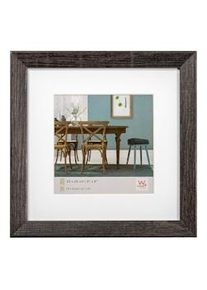 walther + design Marco de madera Fiorito 40x40 cm, GRIS OSCURO