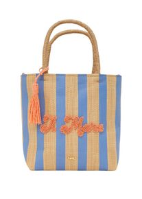 NALì Handtasche 'CAPRI' Damen orange Größe One Size Gestreift