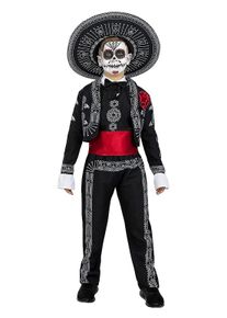 Dia de Los Muertos Edelmann Kostüm für Kinder