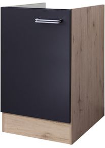 Flex-Well Spülenschrank »Antigua« (B x H x T) 50 x 82 x 57 cm in grau, Größe B/H/T: 50 cm x 82 cm x 57 cm