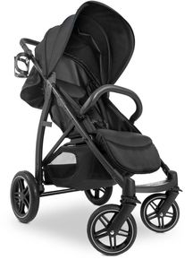hauck Kinder-Buggy »Rapid 4D Air, black« mit verlängerbarem 3-Zonen Verdeck in schwarz