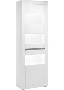 Inosign Vitrine »Carat« Höhe 198 cm in weiß, Größe B/H/T: 66 cm x 198 cm x 35 cm