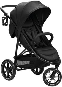 hauck Kinder-Buggy »Dreiradbuggy, Rapid 3 Air, black« 22 kg mit schwenk/feststellbarem Vorderrad; Lufträder; bis 22 kg belastbar in schwarz