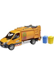 Bruder Mercedes Benz Sprinter 1:16 Kommunale Müllentsorgung Fertigmodell Nutzfahrzeug Modell orange