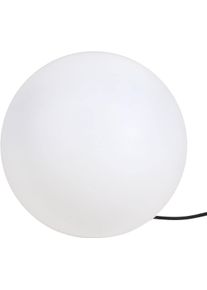 Deko Light 836930 LED Kugelleuchte Dekobeleuchtung Außenbeleuchtung E27 Ø38cm weiß