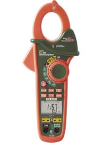 Extech EX623 digitaler Hand-Multimeter Stromzange Zangenamperemeter True-RMS-Messung 2-Kanal-Temperaturmessung IR-Thermometer