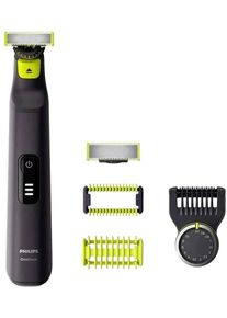 Philips Bodycare OneBlade Pro 360 Rasierer abwaschbar grün schwarz