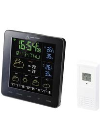 Max Home MX6036B WLAN-Wetterstation Wifi Temperatur Luftfeuchtigkeit 5-Tage-Wettervorhersage digital schwarz