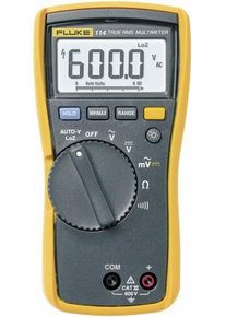 Fluke 114 digitaler Hand-Multimeter kalibriert ISO CAT III 600V Counts 6000 Displaybeleuchtung