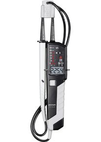 Voltcraft VC 55LCD Spannungsprüfer Spannungstester Phasenprüfer 12-690V AC/DC 3,5mA zweipolig schwarz grau