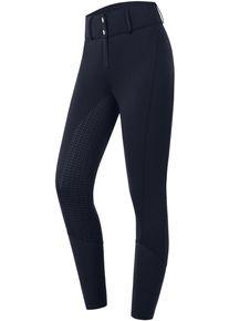 ELT Essential High Waist Silikon Reithose, tiefblau, 42