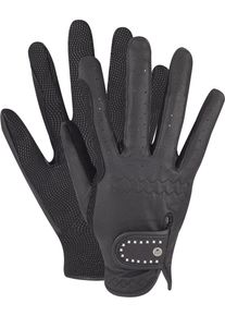 ELT Der Allrounder Winter Reithandschuh, schwarz/silber, L