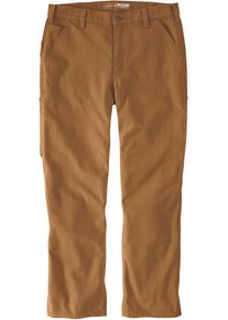 Carhartt Rugged Flex Loose Duck Dungaree, tekstil bukser , farve: brun , st&oslash;rrelse: W31/L32