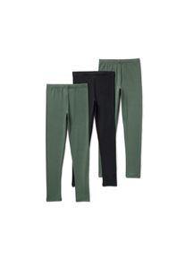 Tchibo - Legginsy - dla dziewczynek - rozmiar 170/176 - kolor: zielony/czarny