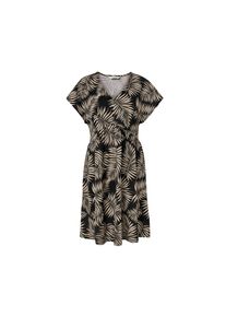 Tchibo - Wzorzysta sukienka dżersejowa - dla pań - rozmiar M 40/42 - kolor: beżowy/z nadrukiem