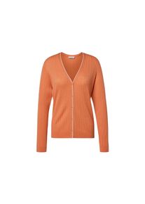 Tchibo - Kardigan z zawartością jedwabiu - dla pań - rozmiar S 36/38 - kolor: pomarańczowy