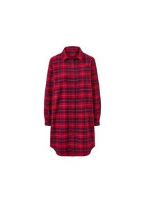 Tchibo - Flanelowa koszula nocna - dla pań - rozmiar S 36/38 - kolor: niebieski/czerwony