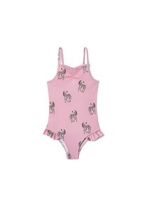 Tchibo - Kostium kąpielowy z falbankami - dla niemowląt - rozmiar 86/92 - kolor: r&oacute;żowy/z nadrukiem