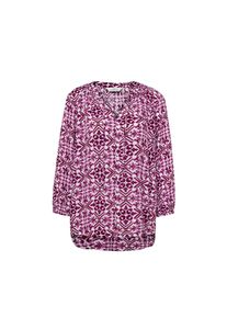 Tchibo - Bluzka-tunika z nadrukiem - dla pań -rozmiar 42 - kolor: biały/z nadrukiem